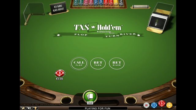 Характеристики слота TXS Hold'em Pro Series 3