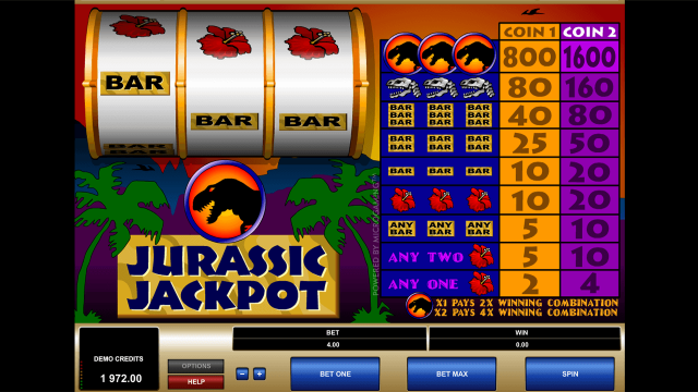 Бонусная игра Jurassic Jackpot 6