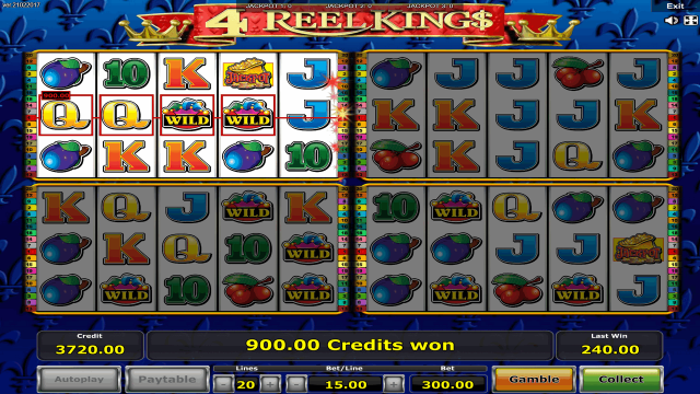 Бонусная игра 4 Reel Kings 4