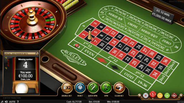 Бонусная игра Roulette Advanced 7